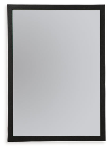 Myers Furniture Outlet - Ashley Furniture - Danziar Bedroom - Bedroom Mirror / Black - B1013-36