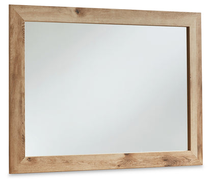 Myers Furniture Outlet - Ashley Furniture - Hyanna Bedroom - Bedroom Mirror / Tan Brown - B1050-36