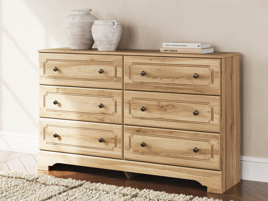 Myers Furniture Outlet - Ashley Furniture - Aleaport Bedroom - One Drawer Night Stand / Warm Brown - PCB1075-91