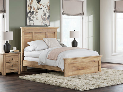 Myers Furniture Outlet - Ashley Furniture - Makidern Bedroom - Full Panel Bed / Tan - PCB1170B19