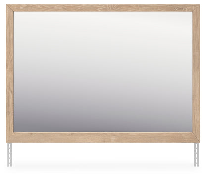 Myers Furniture Outlet - Ashley Furniture - Cielden Bedroom - Bedroom Mirror / Tan - B1199-36