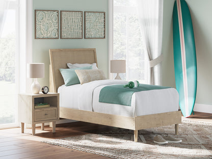 Myers Furniture Outlet - Ashley Furniture - Cielden Bedroom - Twin Panel Bed / Two-tone - B1199B18