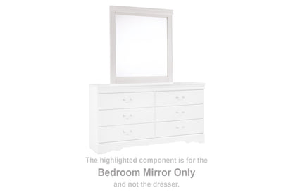 Myers Furniture Outlet - Ashley Furniture - Anarasia Bedroom - Bedroom Mirror / White - B129-36