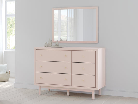 Myers Furniture Outlet - Ashley Furniture - Wistenpine Bedroom - Full Upholstered Panel Bed with Storage / Blush - B1323B13