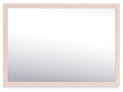 Myers Furniture Outlet - Ashley Furniture - Wistenpine Bedroom - Bedroom Mirror / Blush - B1323-36