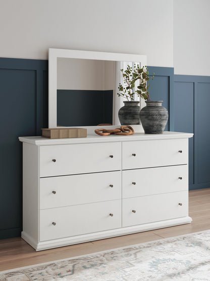 Bostwick Shoals Twin Panel Bed, Dresser, Mirror and Nightstand