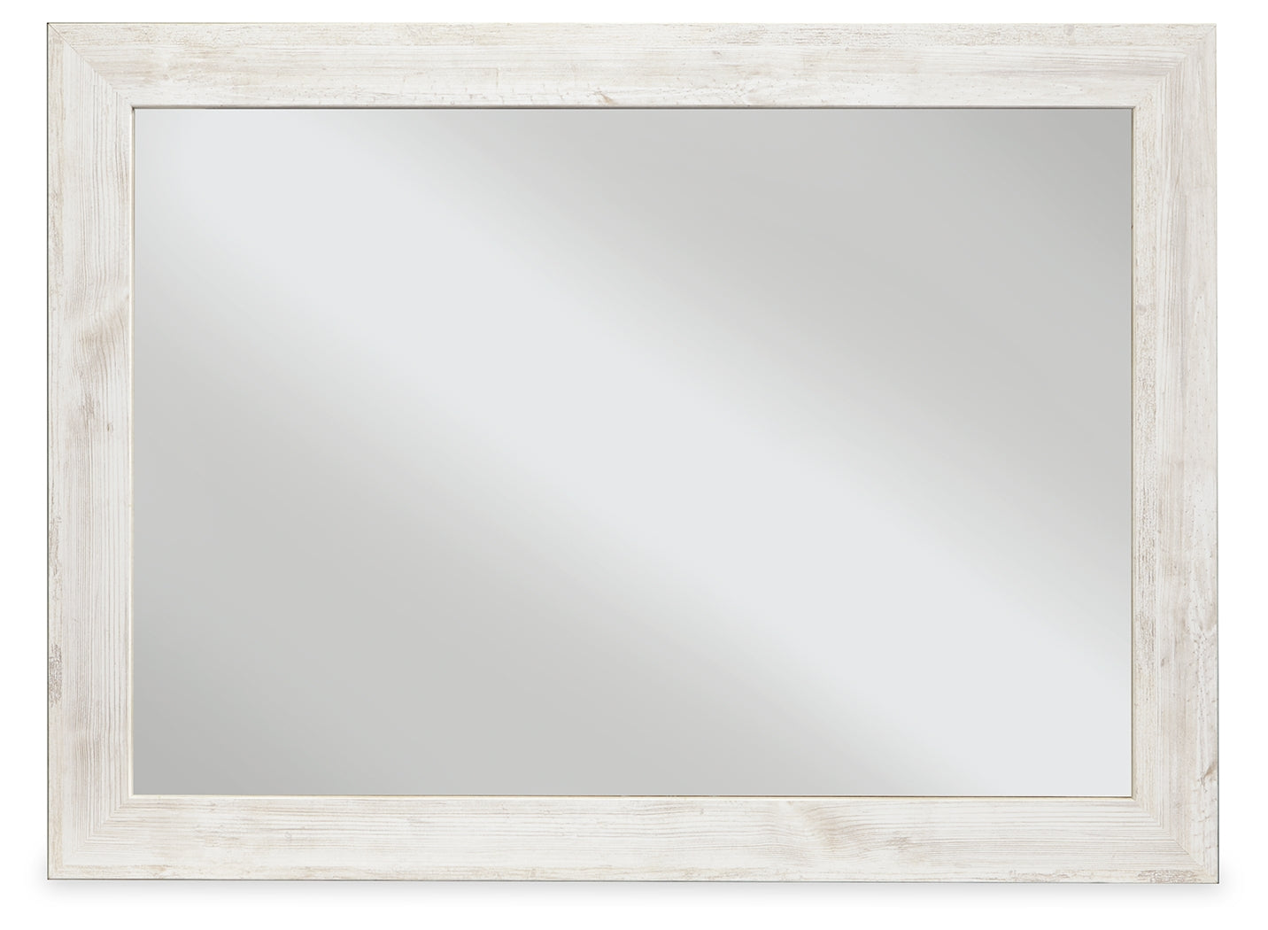 Myers Furniture Outlet - Ashley Furniture - Paxberry Bedroom - Bedroom Mirror / Whitewash - B181-36