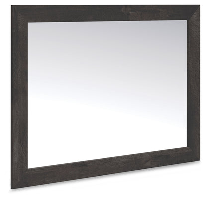 Myers Furniture Outlet - Ashley Furniture - Hollivern Bedroom - Bedroom Mirror / Dark Gray - PCB2108-36