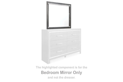 Myers Furniture Outlet - Ashley Furniture - Lodanna Bedroom - Bedroom Mirror / Gray - B214-36