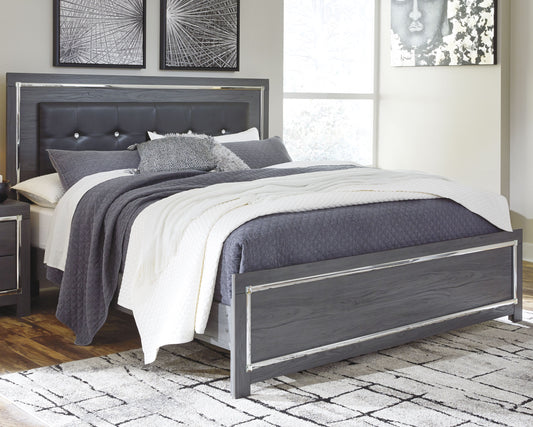 Myers Furniture Outlet - Ashley Furniture - Lodanna Bedroom - Full Panel Bed / Gray - B214B4