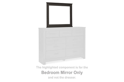 Myers Furniture Outlet - Ashley Furniture - Brinxton Bedroom - Bedroom Mirror / Charcoal - B249-36
