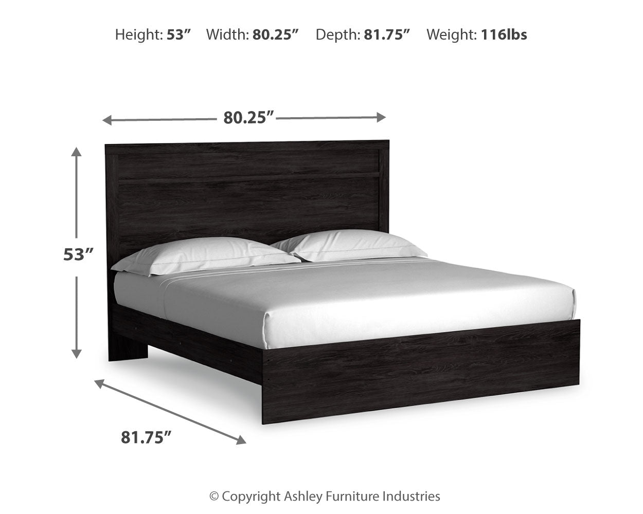 Belachime King Panel Bed, Dresser, Mirror, Chest and Nightstand