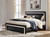 Queen Upholstered Storage Bed