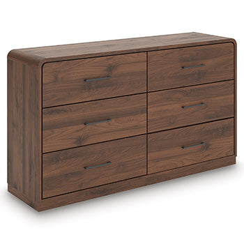 Myers Furniture Outlet - Ashley Furniture - Fortlorn Bedroom - Dresser / Walnut Brown - PCB386-31