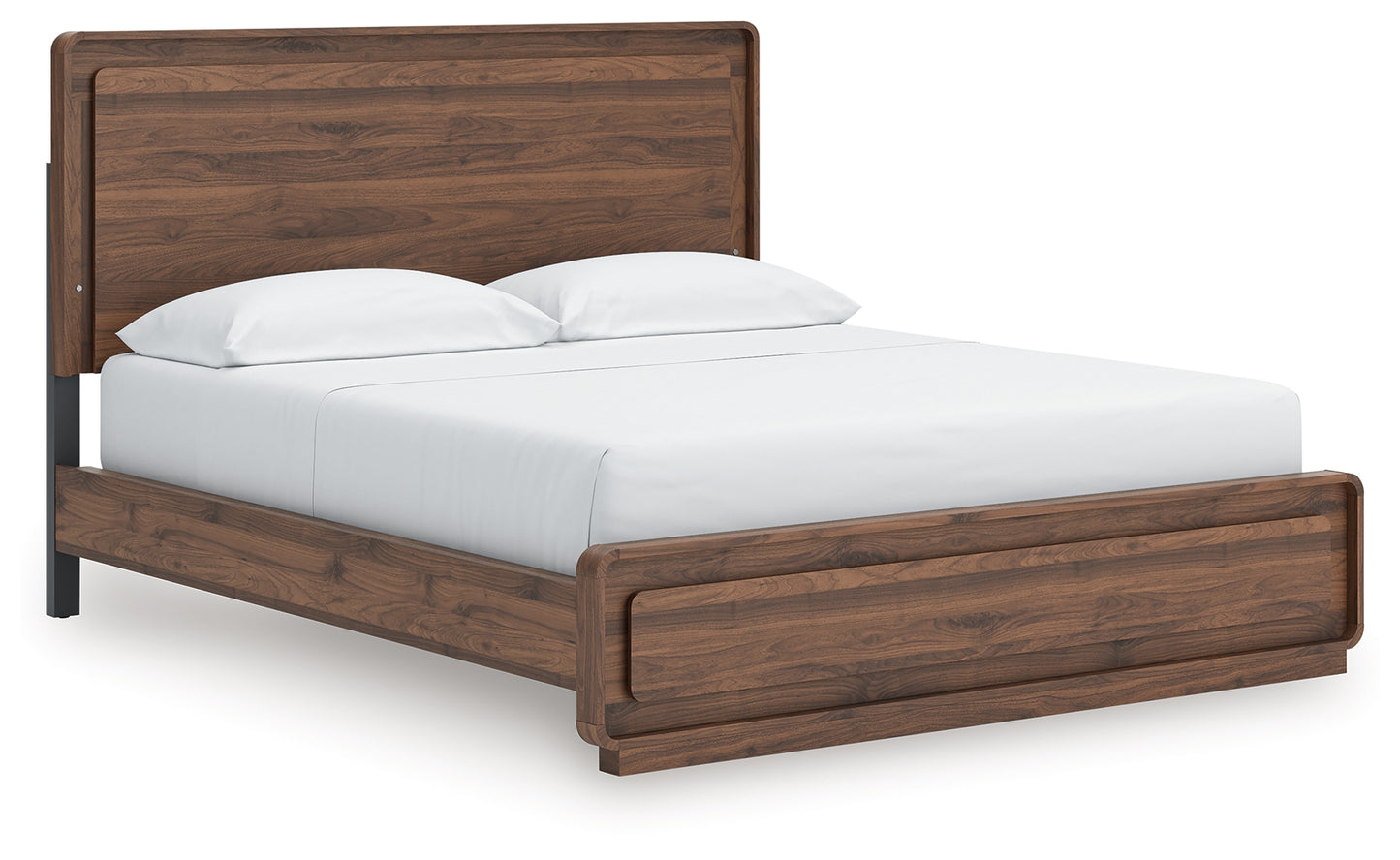 Myers Furniture Outlet - Ashley Furniture - Fortlorn Bedroom - California King Panel Bed / Walnut Brown - PCB386B5