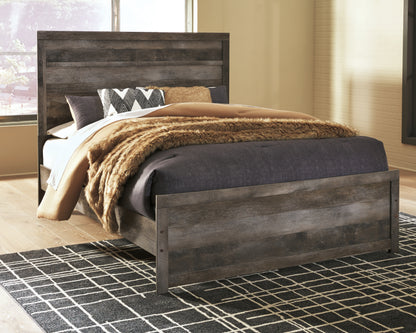 Myers Furniture Outlet - Ashley Furniture - Wynnlow Bedroom - Queen Panel Bed / Gray - B440B2