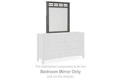 Myers Furniture Outlet - Ashley Furniture - Montillan Bedroom - Bedroom Mirror / Grayish Brown - B651-36