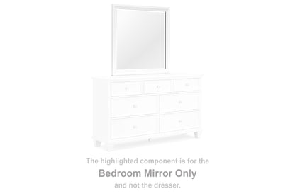 Myers Furniture Outlet - Ashley Furniture - Fortman Bedroom - Bedroom Mirror / White - B680-36