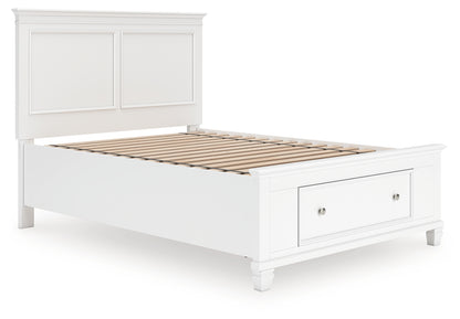 Myers Furniture Outlet - Ashley Furniture - Fortman Bedroom - Full Panel Storage Bed / White - B680B25