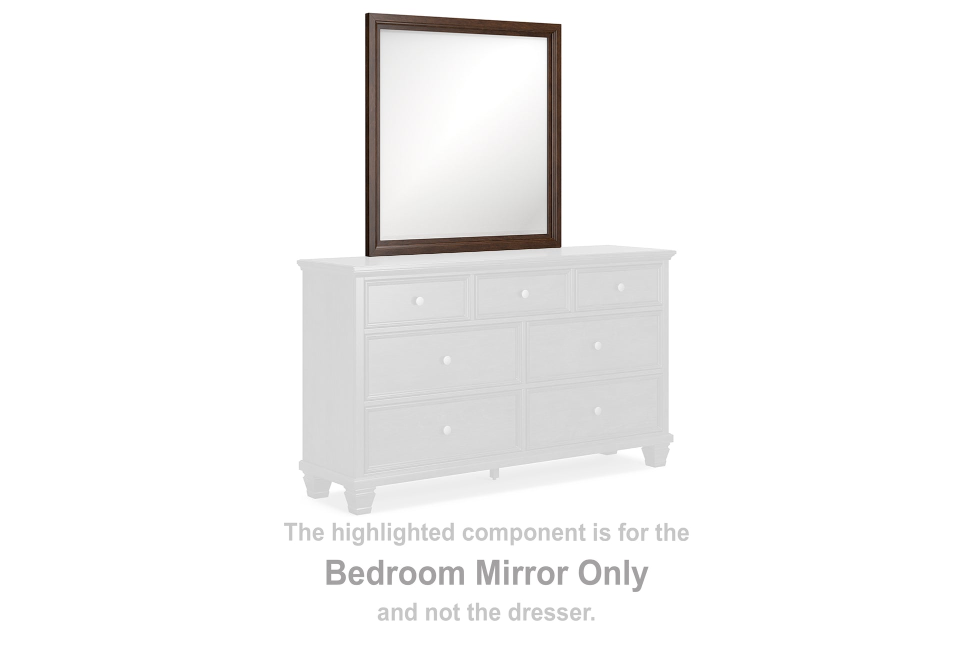 Myers Furniture Outlet - Ashley Furniture - Danabrin Bedroom - Bedroom Mirror / Brown - B685-36