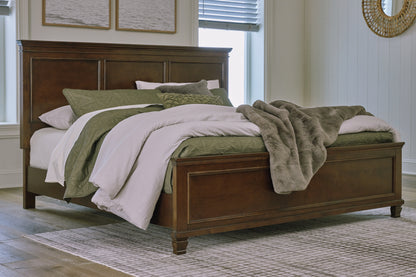 Myers Furniture Outlet - Ashley Furniture - Danabrin Bedroom - California King Panel Bed / Brown - B685B5