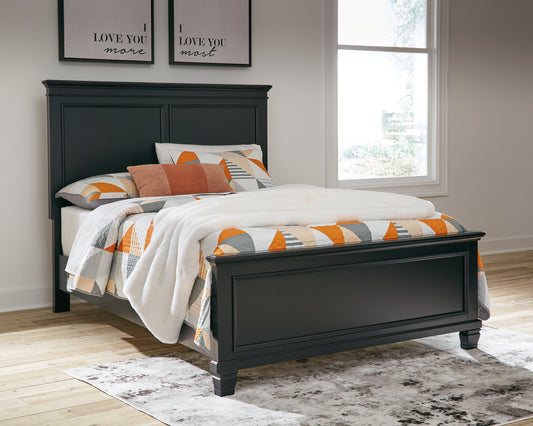 Myers Furniture Outlet - Ashley Furniture - Lanolee Bedroom - Full Panel Storage Bed / Black - B687B22