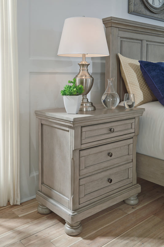 Myers Furniture Outlet - Ashley Furniture - Lettner Bedroom - California King Sleigh Bed / Light Gray - B733B36