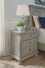 King Sleigh Bed with 2 Storage Drawers