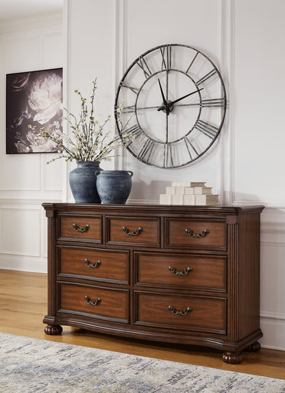 Myers Furniture Outlet - Ashley Furniture - Lavinton Bedroom - California King Poster Bed / Brown - B764B10