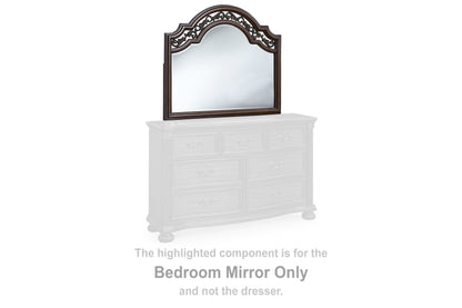 Myers Furniture Outlet - Ashley Furniture - Lavinton Bedroom - Bedroom Mirror / Brown - B764-36