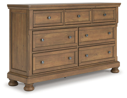 Myers Furniture Outlet - Ashley Furniture - Feddinger Bedroom - Dresser / Medium Brown - PCB779-31