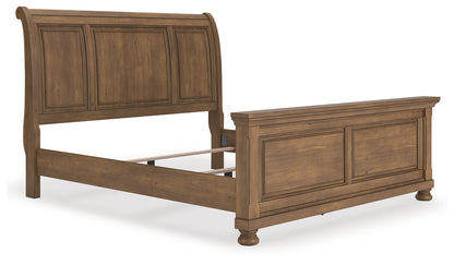 Myers Furniture Outlet - Ashley Furniture - Feddinger Bedroom - King Sleigh Bed / Medium Brown - PCB779B15