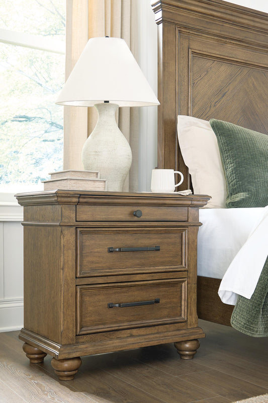 Myers Furniture Outlet - Ashley Furniture - Karallin Bedroom - Three Drawer Night Stand - PCB782-93
