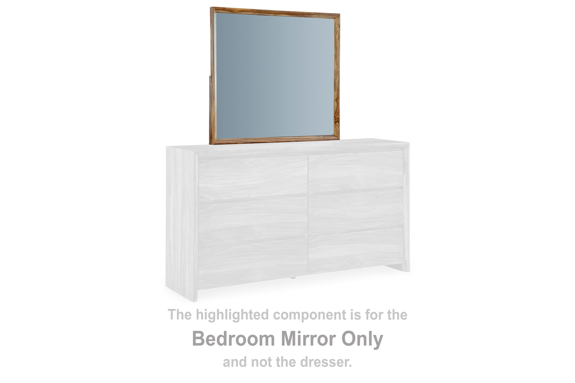 Myers Furniture Outlet - Ashley Furniture - Dressonni Bedroom - Bedroom Mirror / Brown - B790-36
