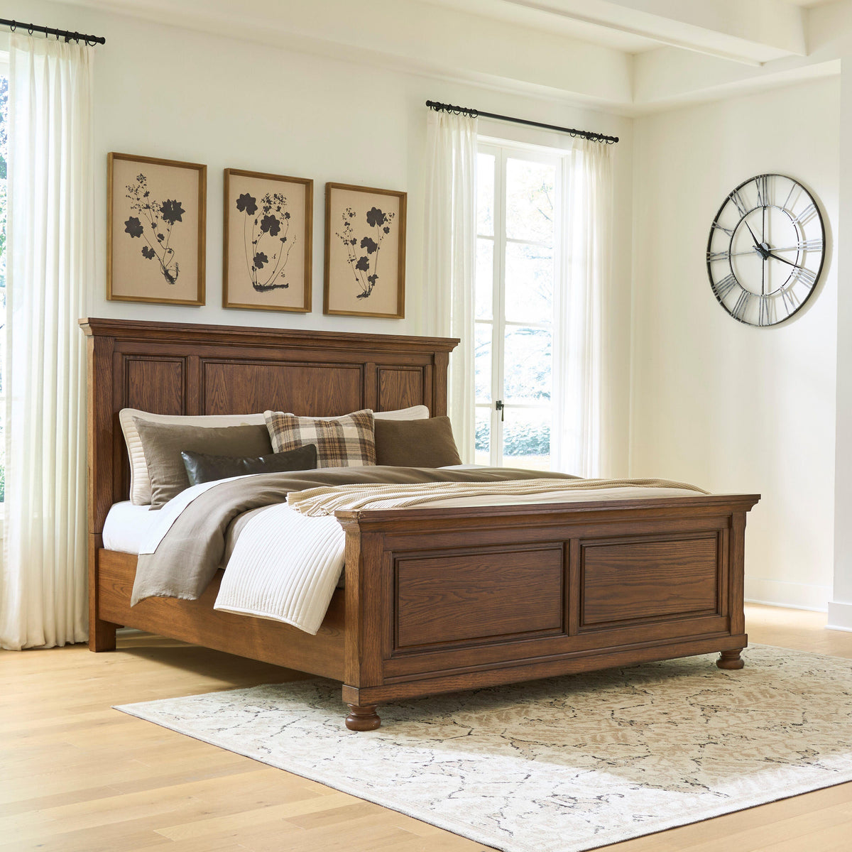 Myers Furniture Outlet - Ashley Furniture - Zackaryn Bedroom - King Panel Bed - PCB807B6