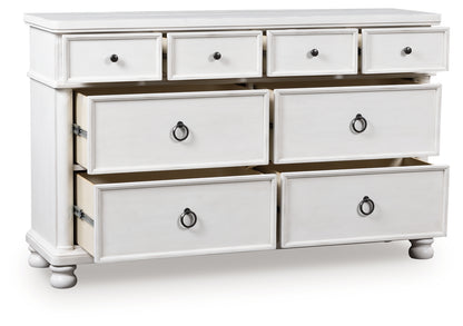 Myers Furniture Outlet - Ashley Furniture - Rowlenstown Bedroom - Dresser / Antique White - PCB823-31