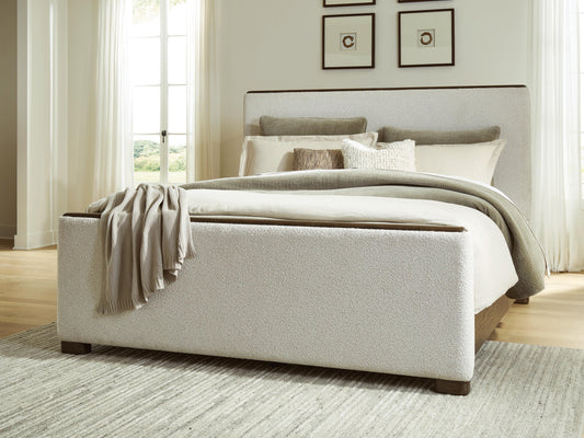Myers Furniture Outlet - Ashley Furniture - Radkin Bedroom - California King Upholstered Panel Bed - PCB843B5