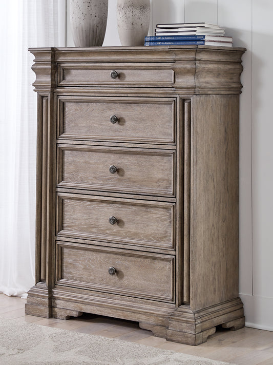 Myers Furniture Outlet - Ashley Furniture - Blairhurst Bedroom - King Panel Bed / Light Grayish Brown - B916B4