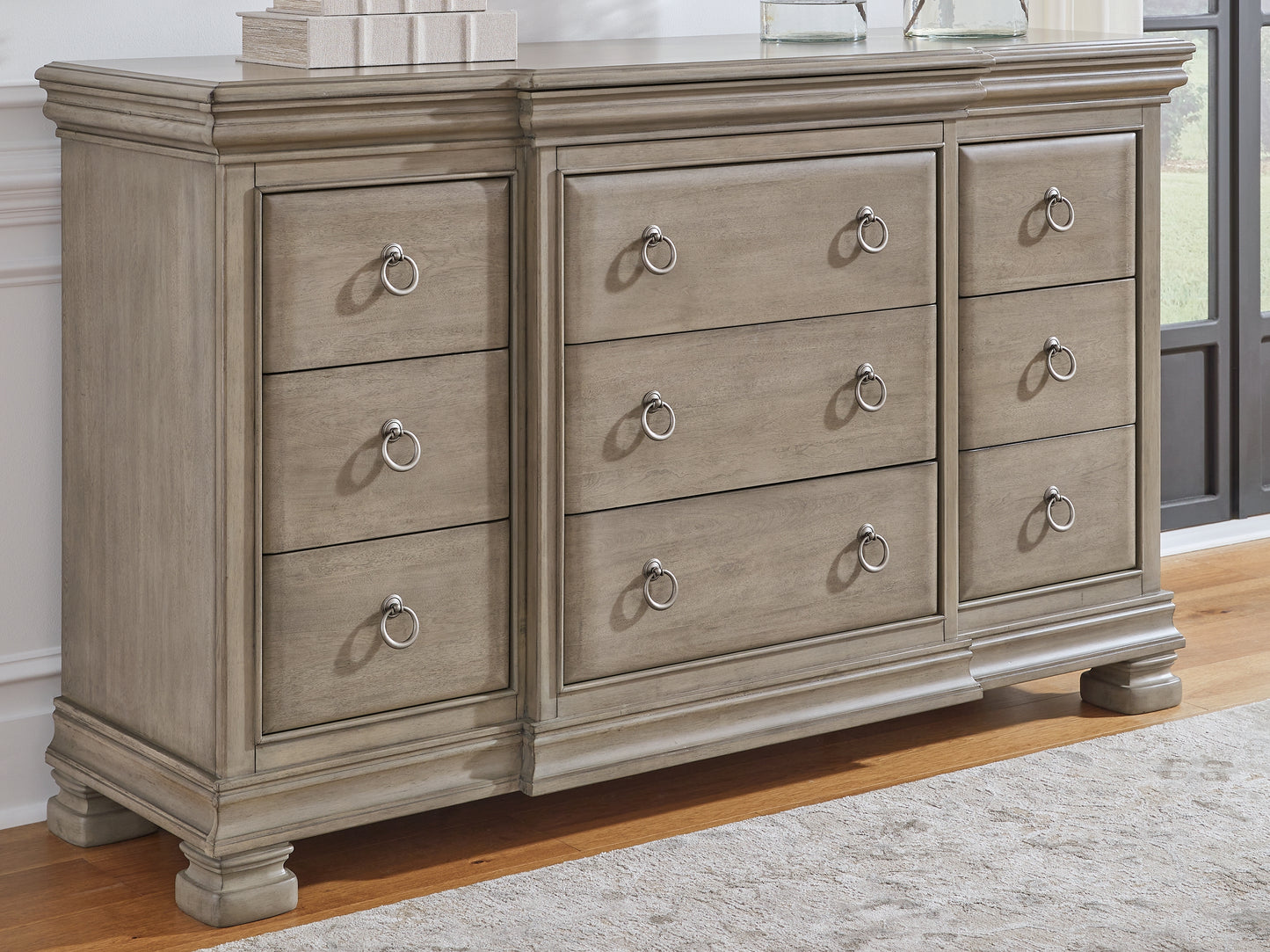Myers Furniture Outlet - Ashley Furniture - Lexorne Bedroom - Dresser / Gray - B924-31