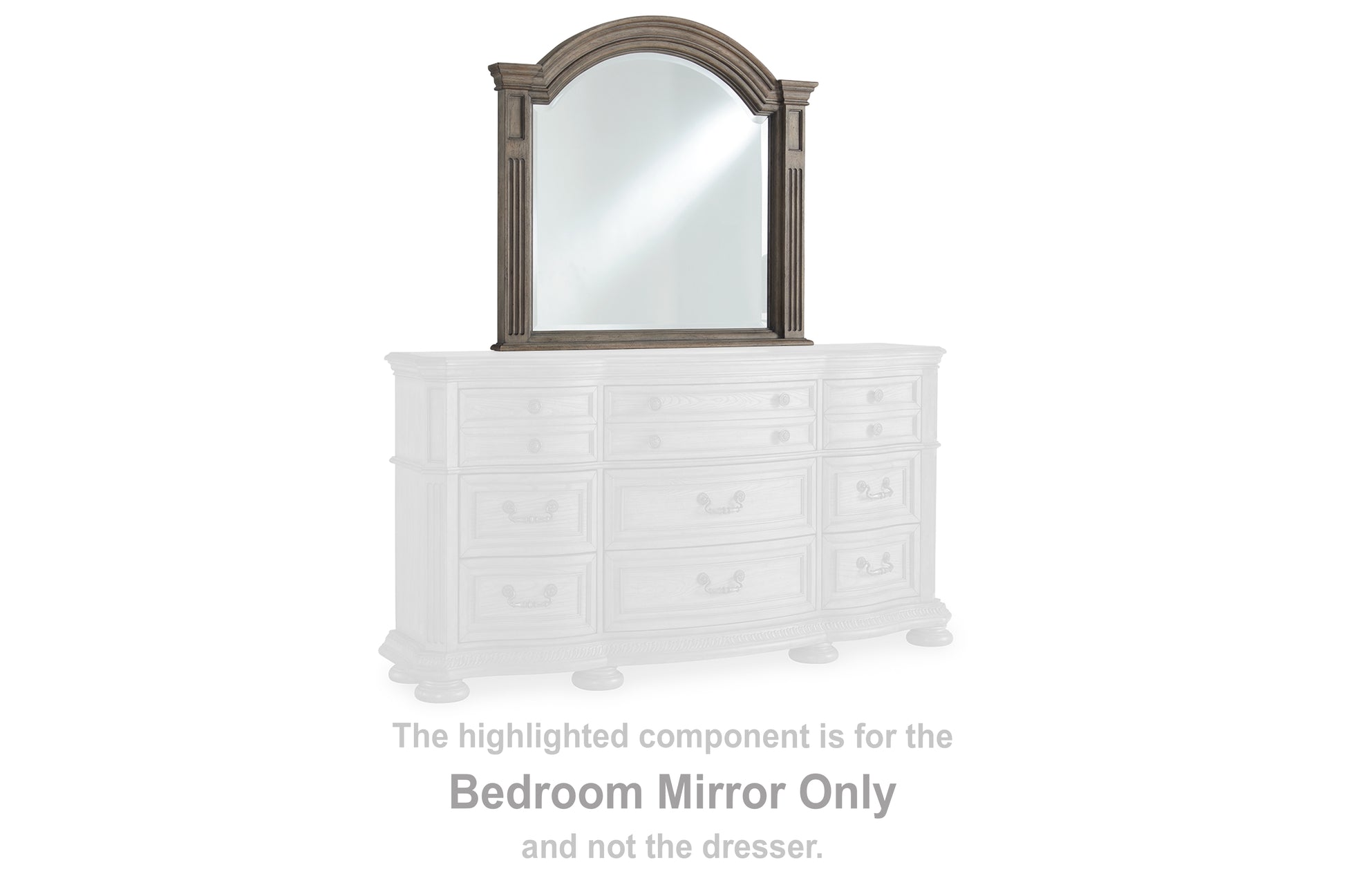 Myers Furniture Outlet - Ashley Furniture - Ardenfield Bedroom - Bedroom Mirror / Light Brown - B944-36