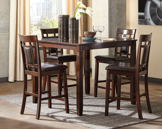 Myers Furniture Outlet - Ashley Furniture - Bennox Dining Room - Dining Room Table Set (6/CN) / Brown - D384-325