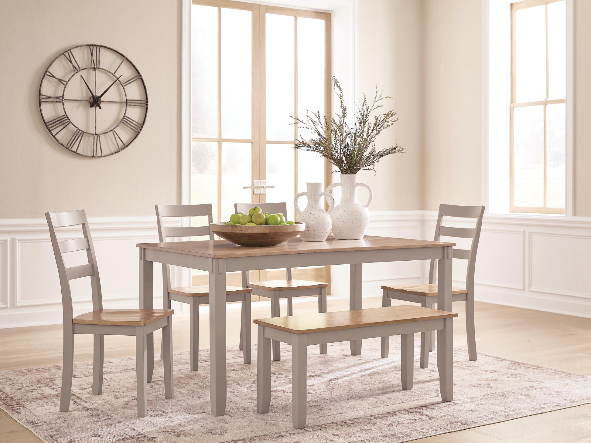 Myers Furniture Outlet - Ashley Furniture - Harperfeld Dining Room - Dining Room Table Set (6/CN) - PCD403-325