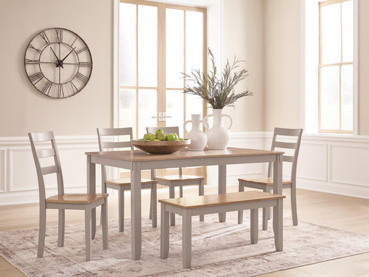 Myers Furniture Outlet - Ashley Furniture - Harperfeld Dining Room - Dining Room Table Set (6/CN) - PCD403-325