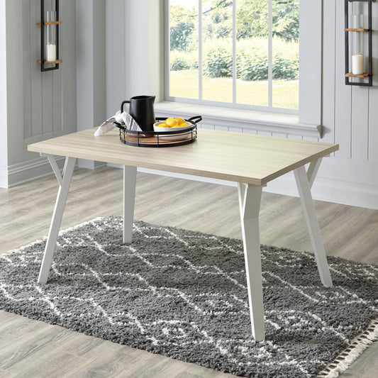 Myers Furniture Outlet - Ashley Furniture - Grannen Dining Room - Dining Chair (Set of 2) / White - D407-01X2