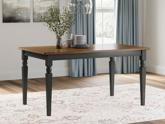 Myers Furniture Outlet - Ashley Furniture - Owingsville Dining Room - Dining Chair (Set of 2) / Black/Brown - D580-02X2