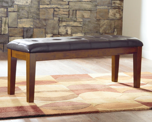 Myers Furniture Outlet - Ashley Furniture - Ralene Dining Bench - Large UPH Dining Room Bench / Medium Brown / 50"W x 16"D x 19"H - D594-00