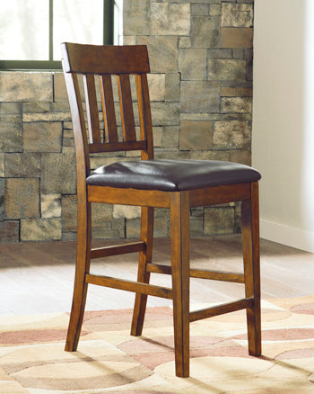 Myers Furniture Outlet - Ashley Furniture - Ralene Dining Room - Counter Height Bar Stool (Set of 2) / Medium Brown - D594-124X2