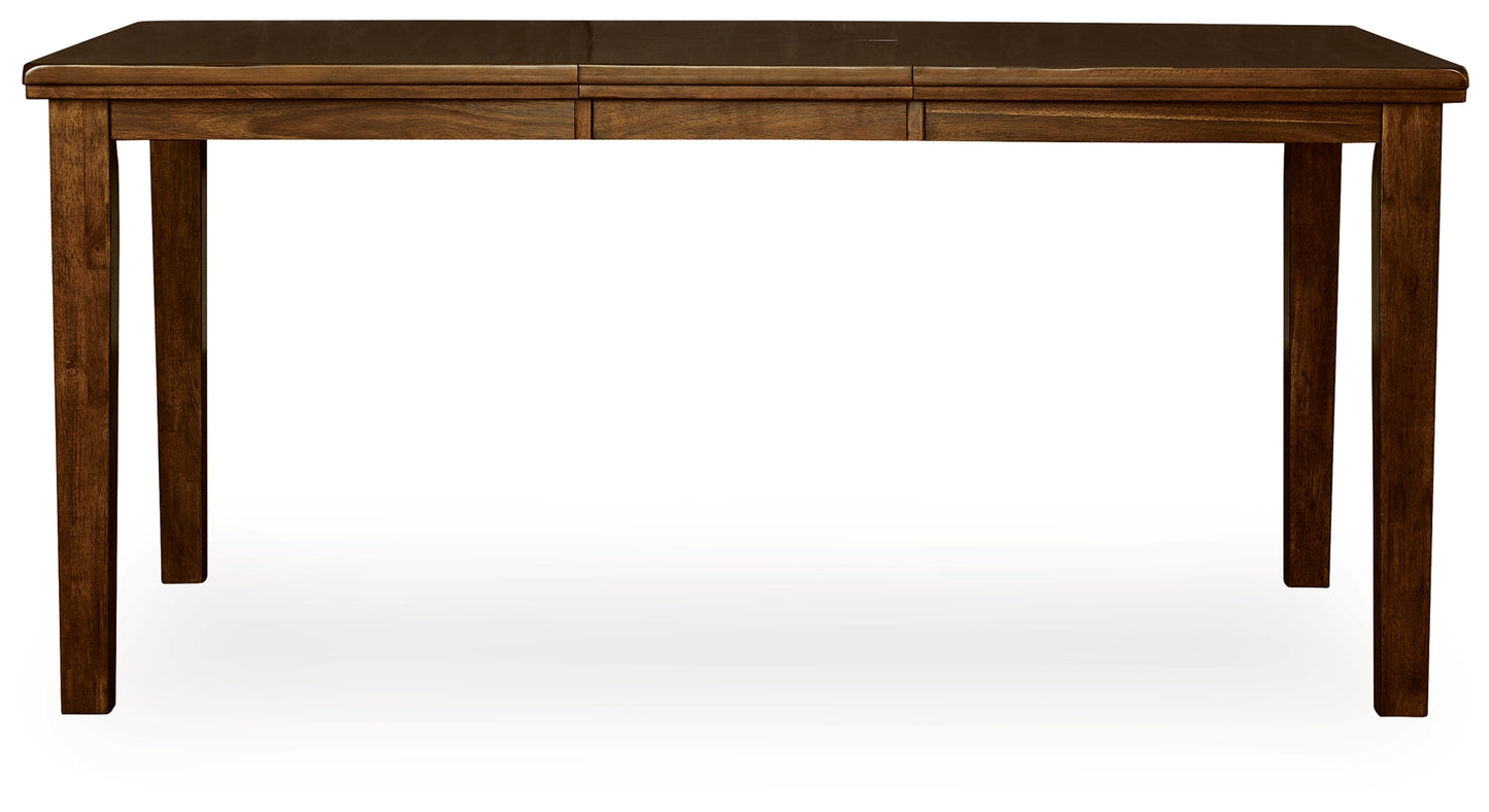Myers Furniture Outlet - Ashley Furniture - Ralene Dining Room - DRM Counter Butterfly EXT TBL / Medium Brown - D594-32