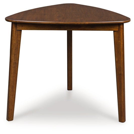 Myers Furniture Outlet - Ashley Furniture - Tameride Dining Table - Triangle Dining Room Table / Brown - PCD609-16