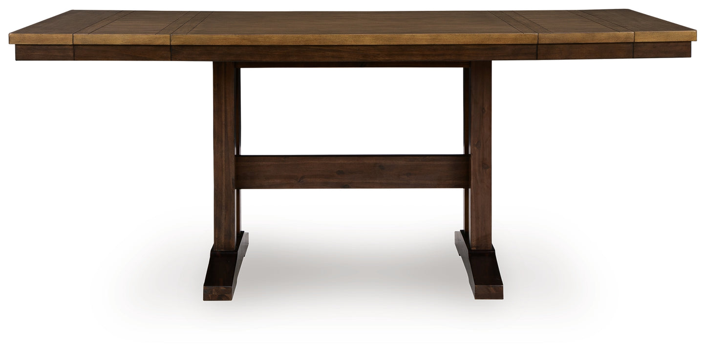 Myers Furniture Outlet - Ashley Furniture - Rylandeen Dining Room - RECT DRM Counter EXT Table - PCD651-32